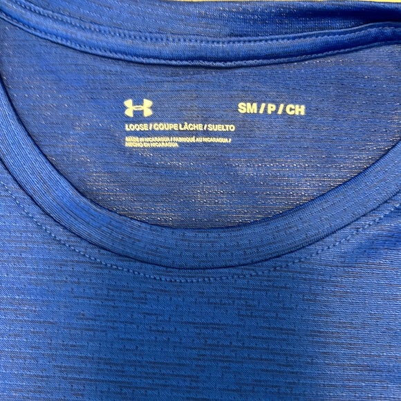 NWT Men’s UA Tech Textured Short Sleeve size small - Picture 2 of 3